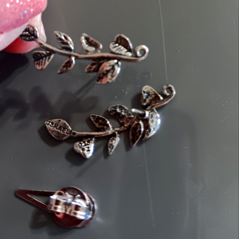 Sterling Silver Climber Earings.